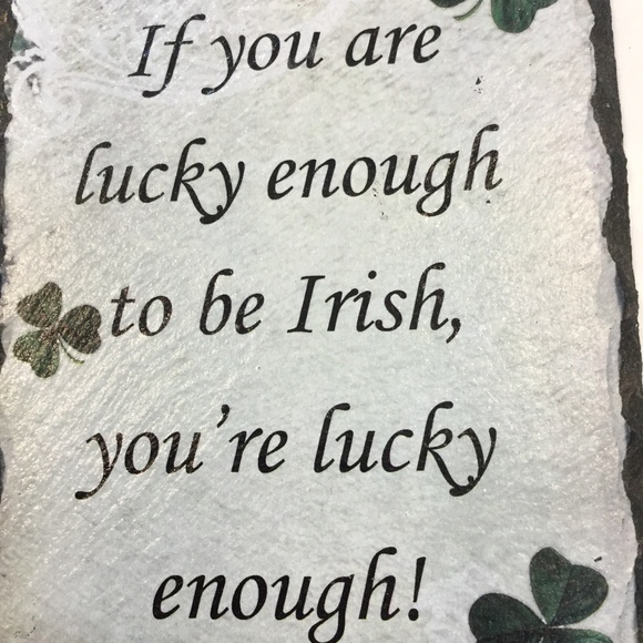 Slate Wall Hanging Irish - Picture 2 of 6
